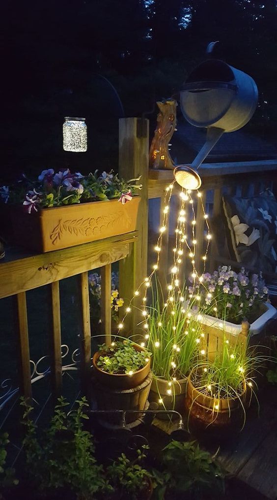 clever ways brighten garden