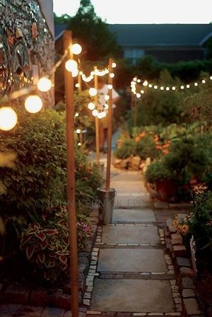 clever ways brighten garden