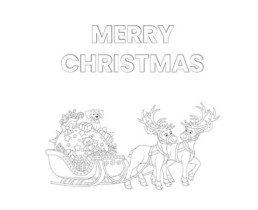 Blank Christmas card template free download